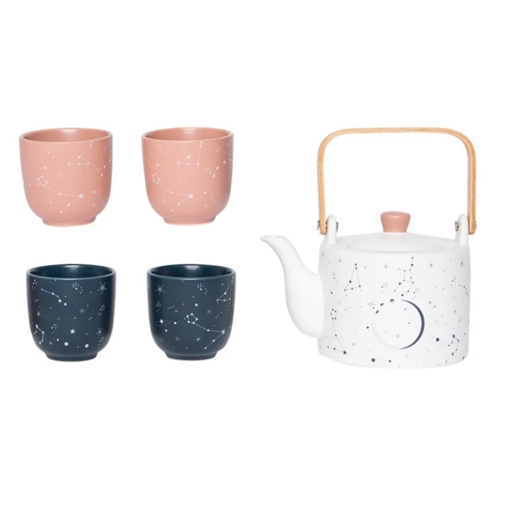 *SOLD*🌙 XO, Sienna Starry Skies Mug & Teapot Set